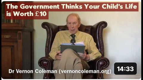 The Government Thinks Your Child's Life is Worth £10