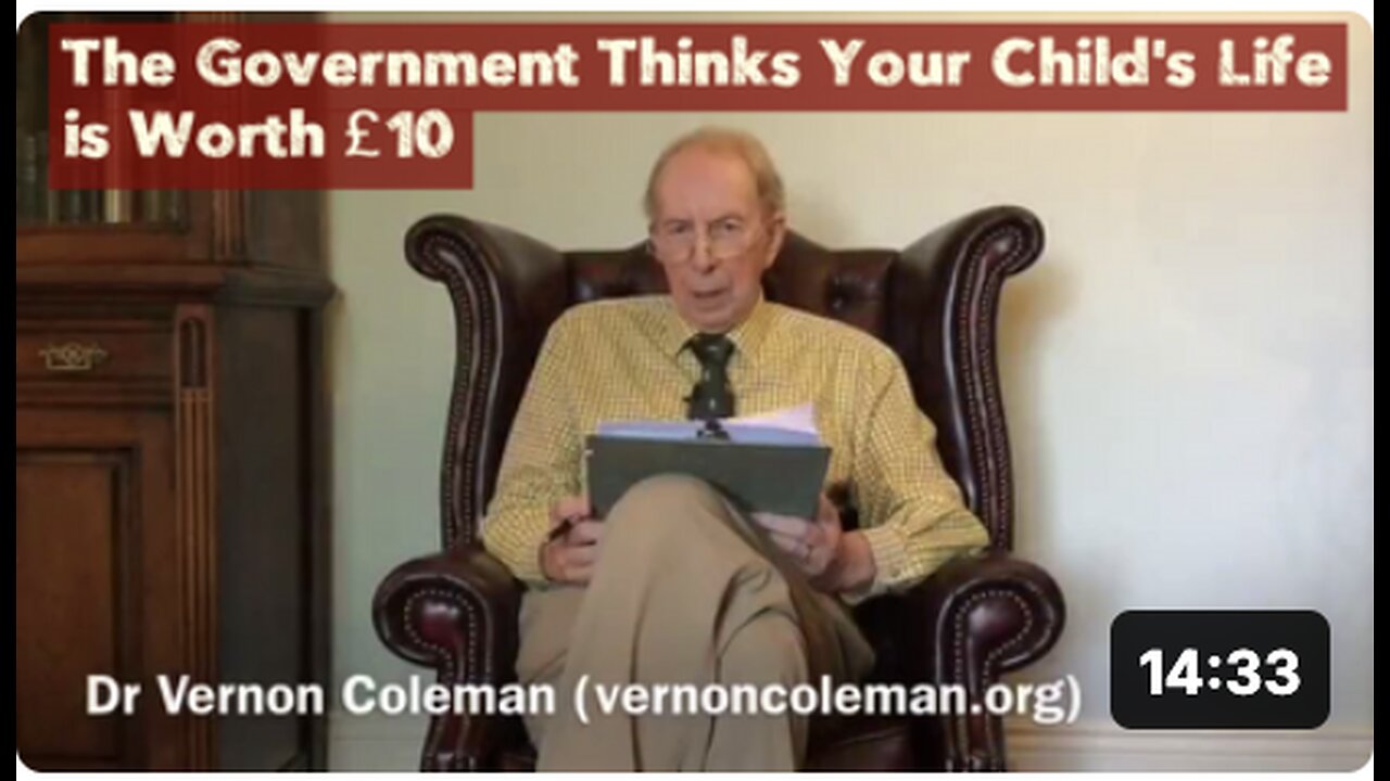 The Government Thinks Your Child's Life is Worth £10