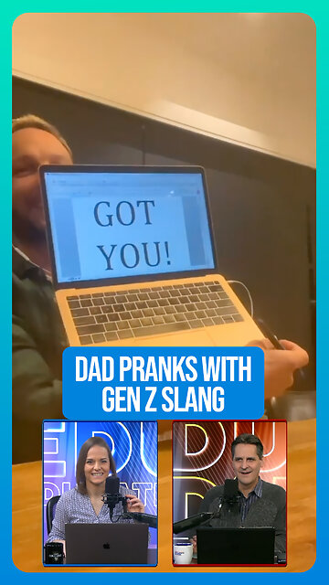 🤣Dad Pranks Kids With Gen Z Slang