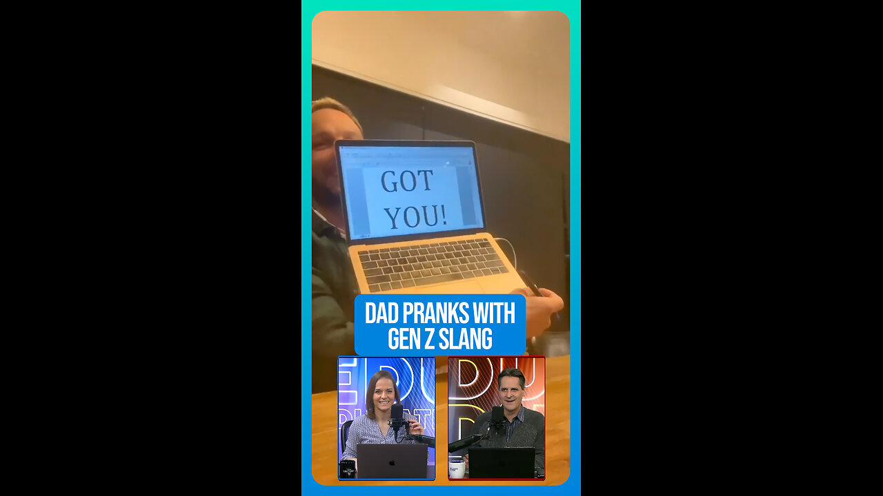 🤣Dad Pranks Kids With Gen Z Slang