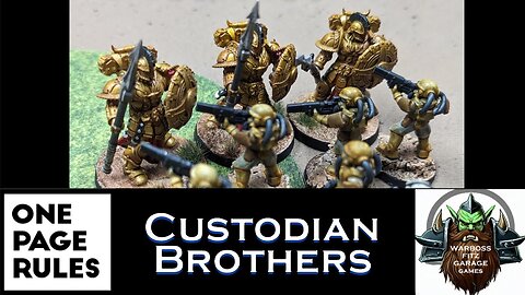 Grimdark Future: Custodian Brothers