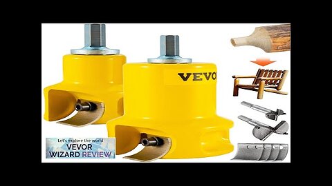 VEVOR Tenon Cutter 1"/25.4mm & 2"/50.8mm Diameter with Dual Curved Blades Review