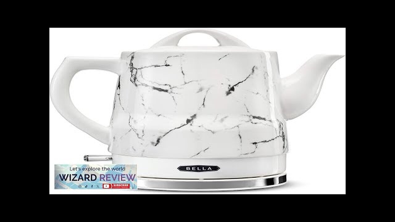 BELLA 1.5 Liter Electric Ceramic Tea Kettle with Boil Dry Protection Review