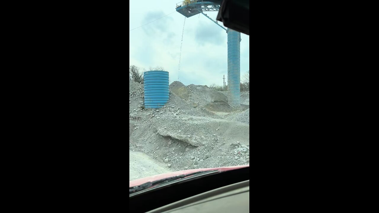 Raw ore coming out of the mine!