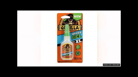 Gorilla Super Glue Gel XL, 25 Gram, Clear Review