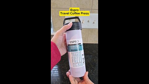 Espro Stainless Steel Travel Coffee French Press Dual Micro Filter System Tumbler Mug Cup