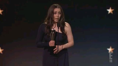 Cristin Milloti’s reaction & acceptance speech after winning the Critics Choice Award