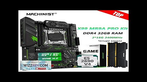 MACHINIST X99 Motherboard Combo LGA 2011-3 Xeon E5 2690 V4 Kit CPU Review