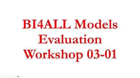 IBI26 - BI4ALL Evaluation Workshop - Part-03 - 01