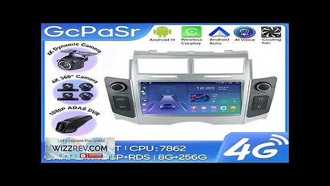 Car Radio Carplay For TOYOTA YARIS 2005 2011 Navigation GPS Android Review