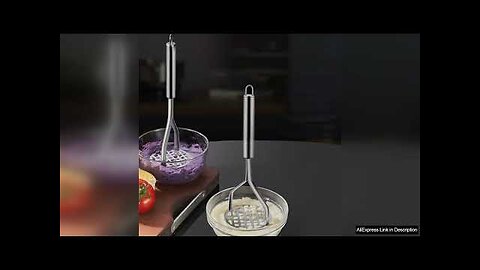 Kitchen Gadget Creative Mud Press Masher Puree Juice Maker Stainless Steel Potatoes Review