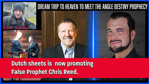 Chris reed emailed me his prophecy, Dream Trip to heaven to meet the angle destiny prophecy