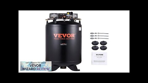 VEVOR 80 Gallon Air Compressor 6.5HP 15.5SCFM@90 PSI 2-Stage 145PSI Oil Free Review