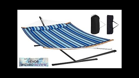 VEVOR Two Person Hammock with Stand Included Double Hammock with Curved Spreader Review