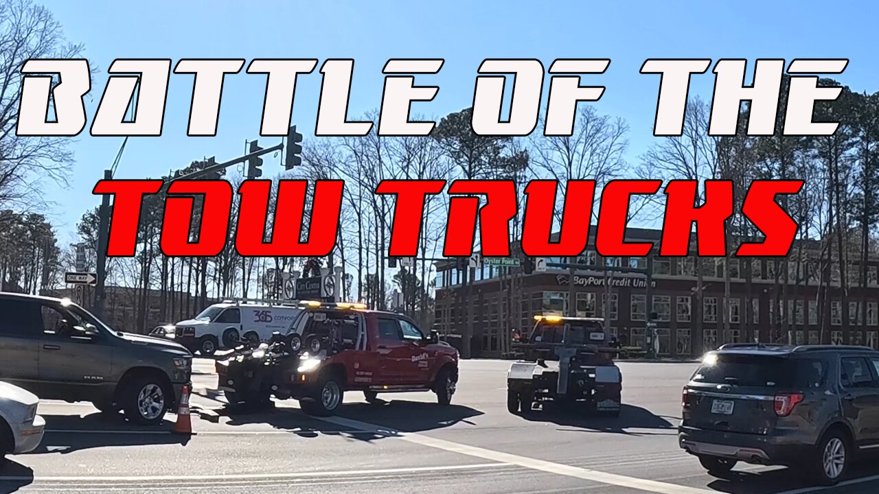 What happens when 2 TOW TRUCKS get to scene at same time?