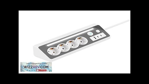 European Power Strip 4 Sockets with USB and Type-C Ports LED Light Review