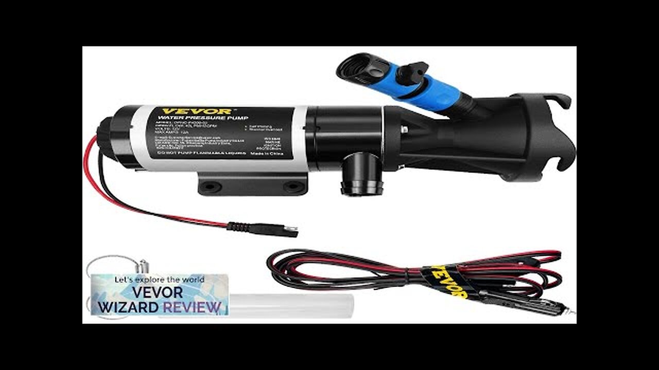 VEVOR RV Macerator Pump 12V 12GPM Self-priming Water Waste Pumps w/RV Connector Review