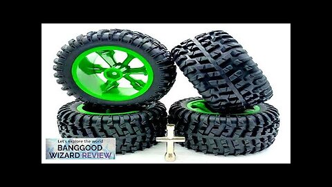 4PCS Upgraded Tires Wheels Rims for Wltoys 104001 1/10 RC Car Vehicles Review