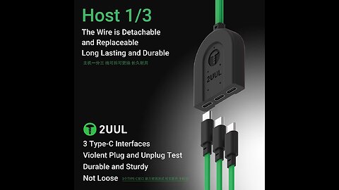 2UUL PW02 Data Startup Power Boot Cable