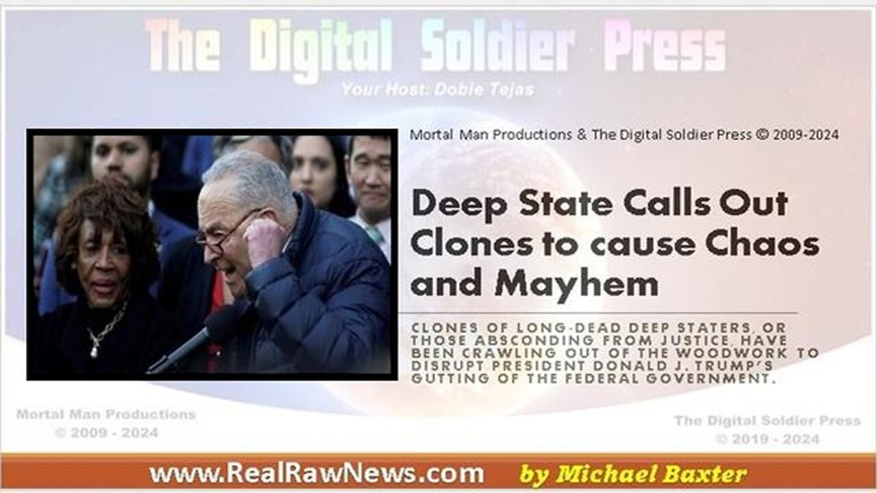 The Deep State Calls Out their Clones to cause Chaos & Mayhem!