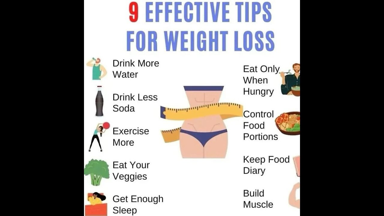 9 effective tips for weight loss