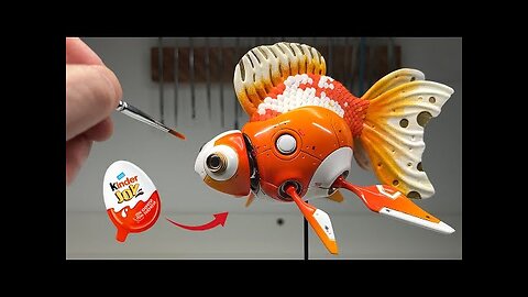 I made a Chill Space-Roving Robo-Goldfish - Transforming Junk into Cosmic Wonders