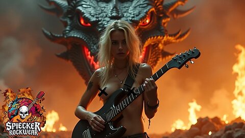 🔥 EPIC HARD ROCK INSTRUMENTAL 🎸 | Dragon's Fury ⚡ Cinematic AI Story with Powerful Riffs!