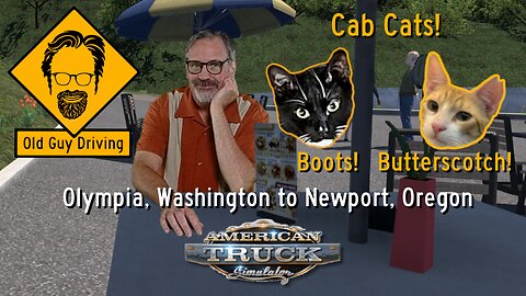 Olympia, Washington to Newport, Oregon in American Truck Simulator