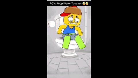 Toilet Comedy: When poop hits back 😂 #shorts #funny #toilet #poop #comedy