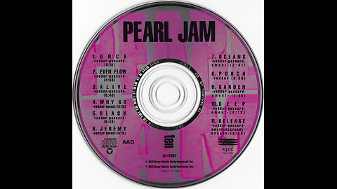 1991 - Pearl Jam - Ten [FULL ALBUM]