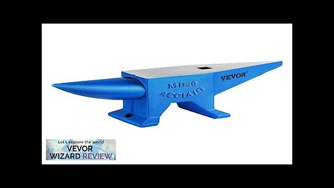 VEVOR Single Horn Anvil 132Lbs Cast Steel Anvil Blacksmith for Sale Forge Review