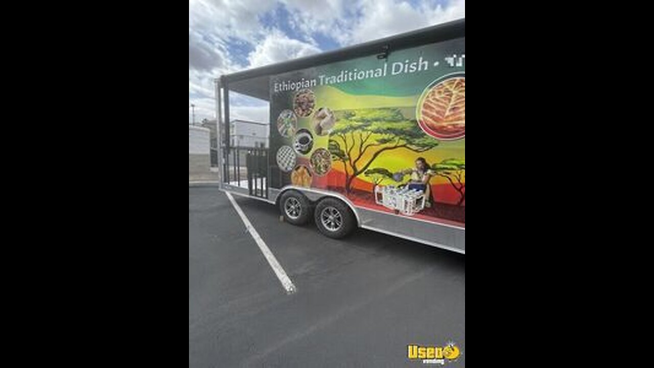 2022 8.5' x 24' Freedom Pizza Food Concession Trailer with Open Porch for Sale in Nevada!