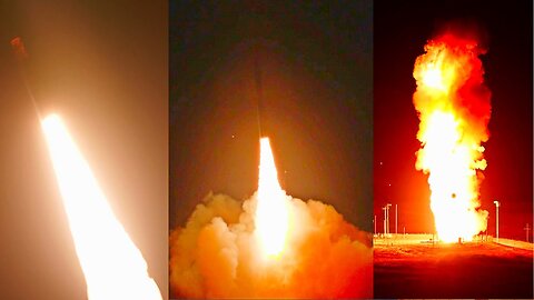 "AMERICA FURY❗" US launches a powerful Minuteman III ICBM missile during a midnight test!"