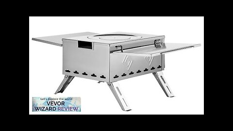 VEVOR Tent Wood Stove 18.1x15x27.2 inch Camping Wood Stove 304 Stainless Steel Review