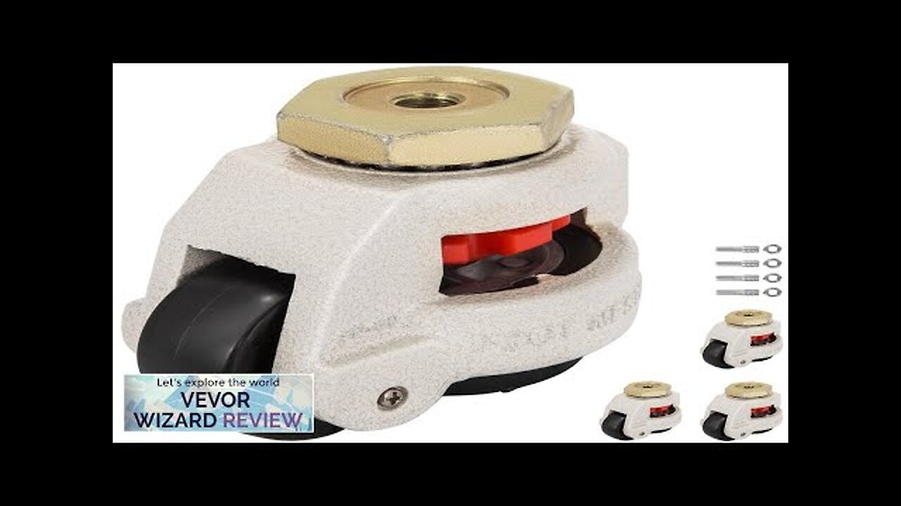 VEVOR Heavy Duty Leveling Casters Leveling Casters Stem Set of 4 2" Review