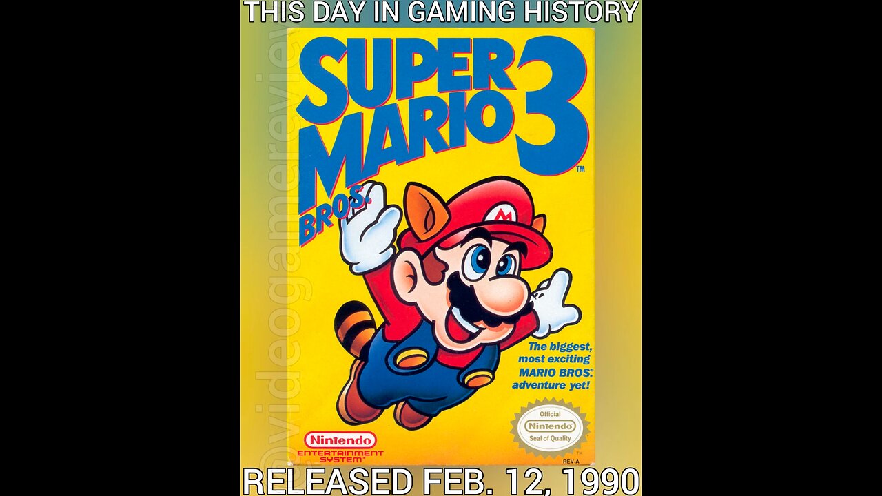 Super Mario Bros 3… the NES Classic… is officially 35 years old.