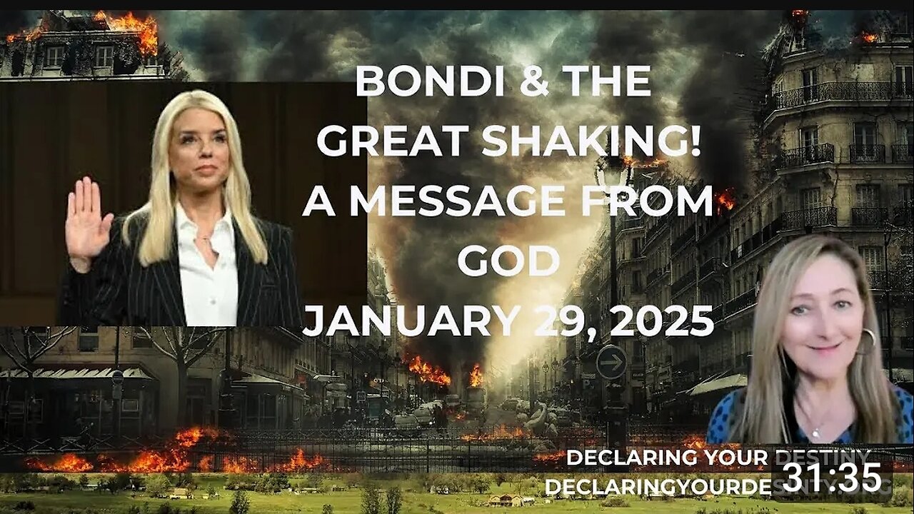 BONDI & THE GREAT SHAKING! - A MESSAGE FROM GOD - JANUARY 29, 2025