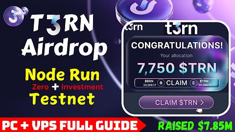 T3RN Executor Node Run and Testnet with $7.85 Million Funding || Full Guide for Both VPS & PC Users