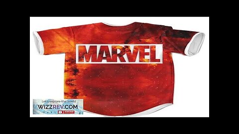 Marvel Iconic Logo Fiery Red Flame Art Dope MLB Uniform Review