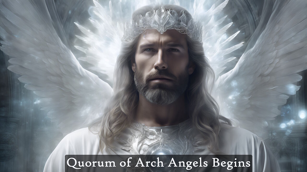 E340 Rick169 Grand Entrance Quroum of Arch Angels in Heaven Silver City_Prophecy of the Fulcrum