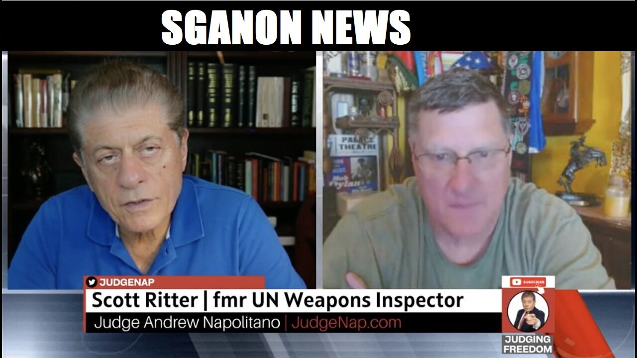 JUDGING FREEDOM W/ COL Scott Ritter. VIEWS ON TRUMP "WE WILL OWN GAZA" ANALYSIS. JUAN O'SAVIN