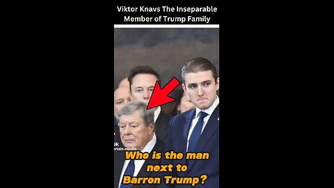 Viktor Knavs: The Inseparable Member of the Trump Family Revealed! #shorts #trending #barrontrump