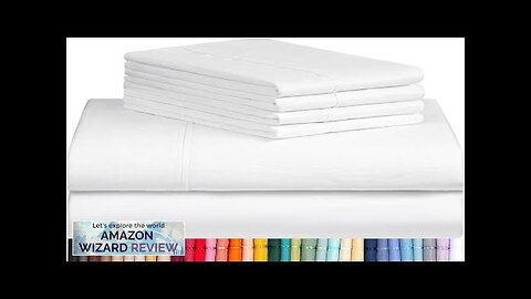 LuxClub 6 PC Queen Sheet Set Breathable Luxury Bed Sheets Deep Pockets Review