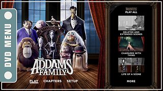 The Addams Family - DVD Menu