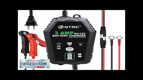 HTRC Battery Charger 6V 12V 3A 60W Car Motorcycle Charging Repair Review