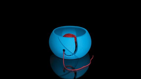 Let's Print: Pull The Strings Yarn Bowl and Hook Case