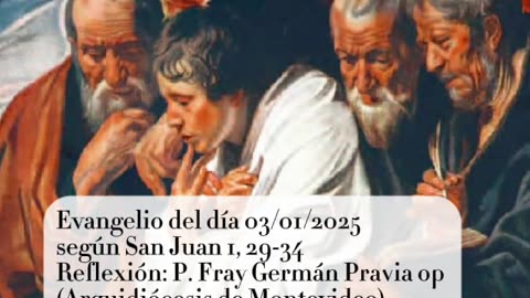 Evangelio del día 03/01/2025 según San Juan 1, 29-34 - P. Fray Germán Pravia op