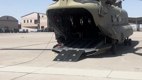 Vance and administration officials take a tour of the border