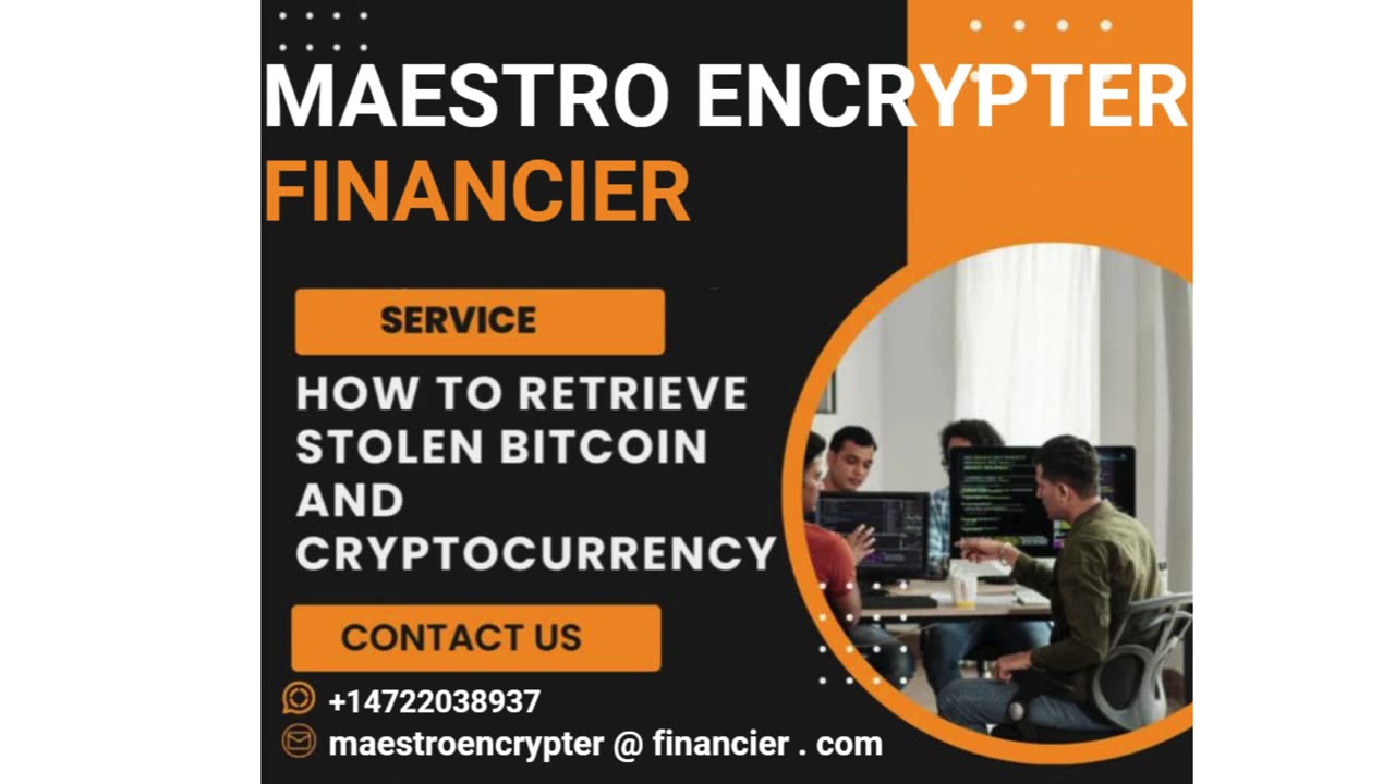 HOW TO GET YOUR CASH BACK FROM SCAMMERS USING MAESTRO ENCRYPTER FINANCIER