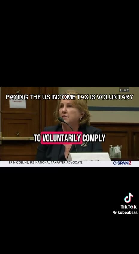 Paying Income Tax Is Voluntary